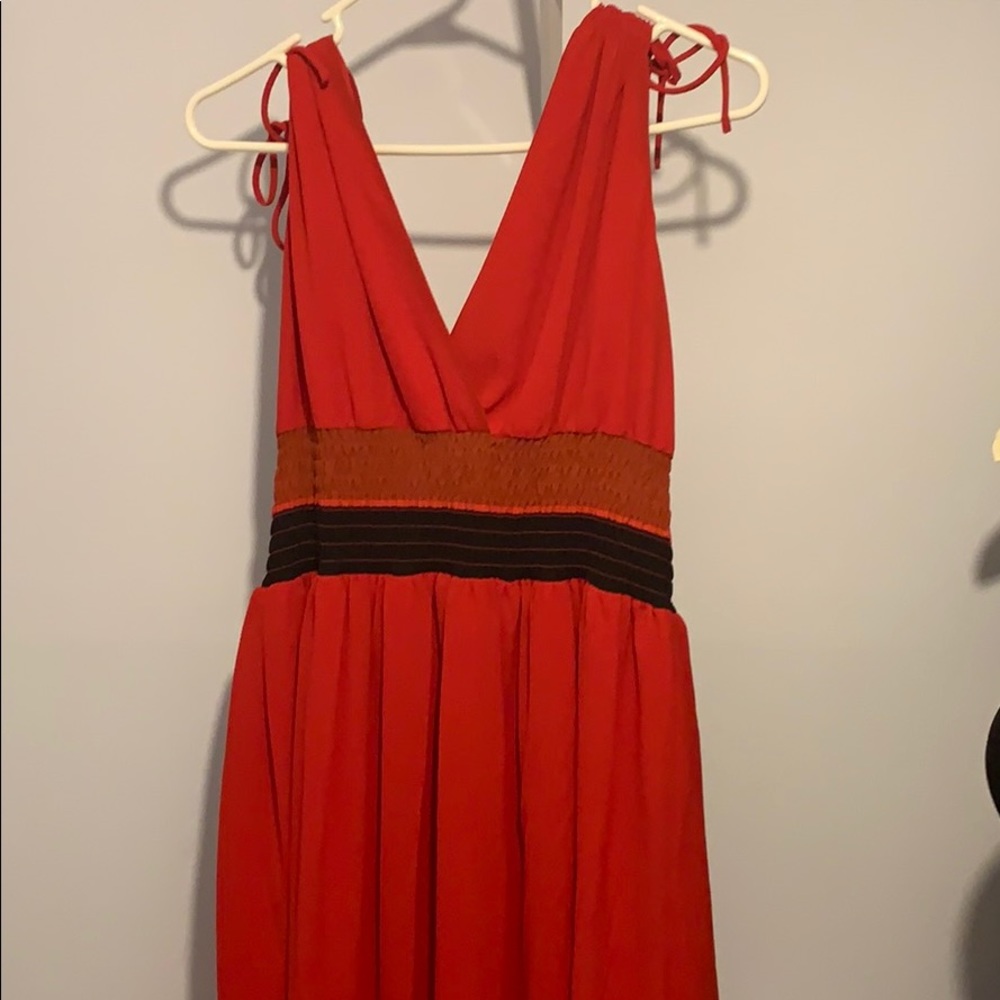 Red dress